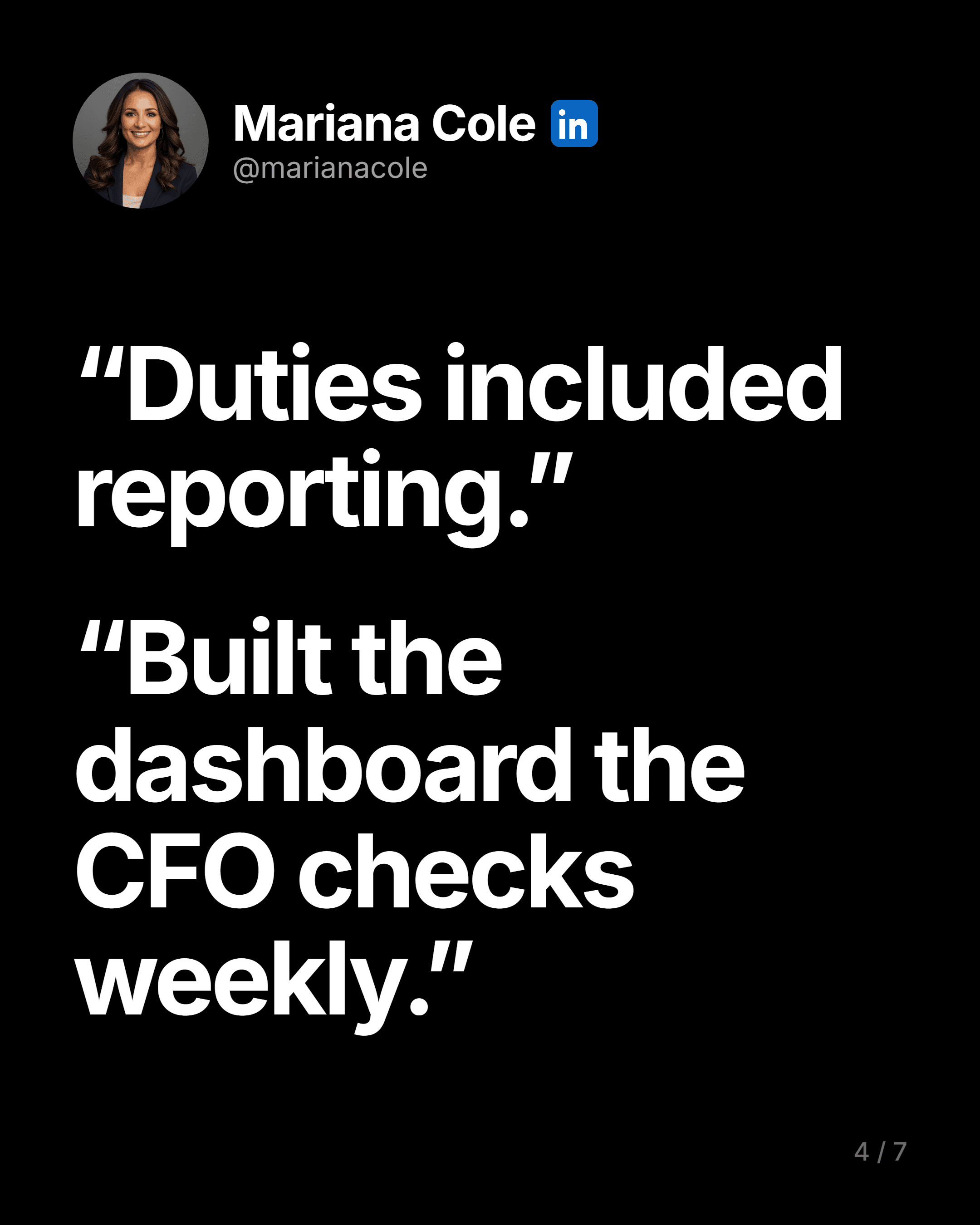 Resume lines that get you screened out, slide 4