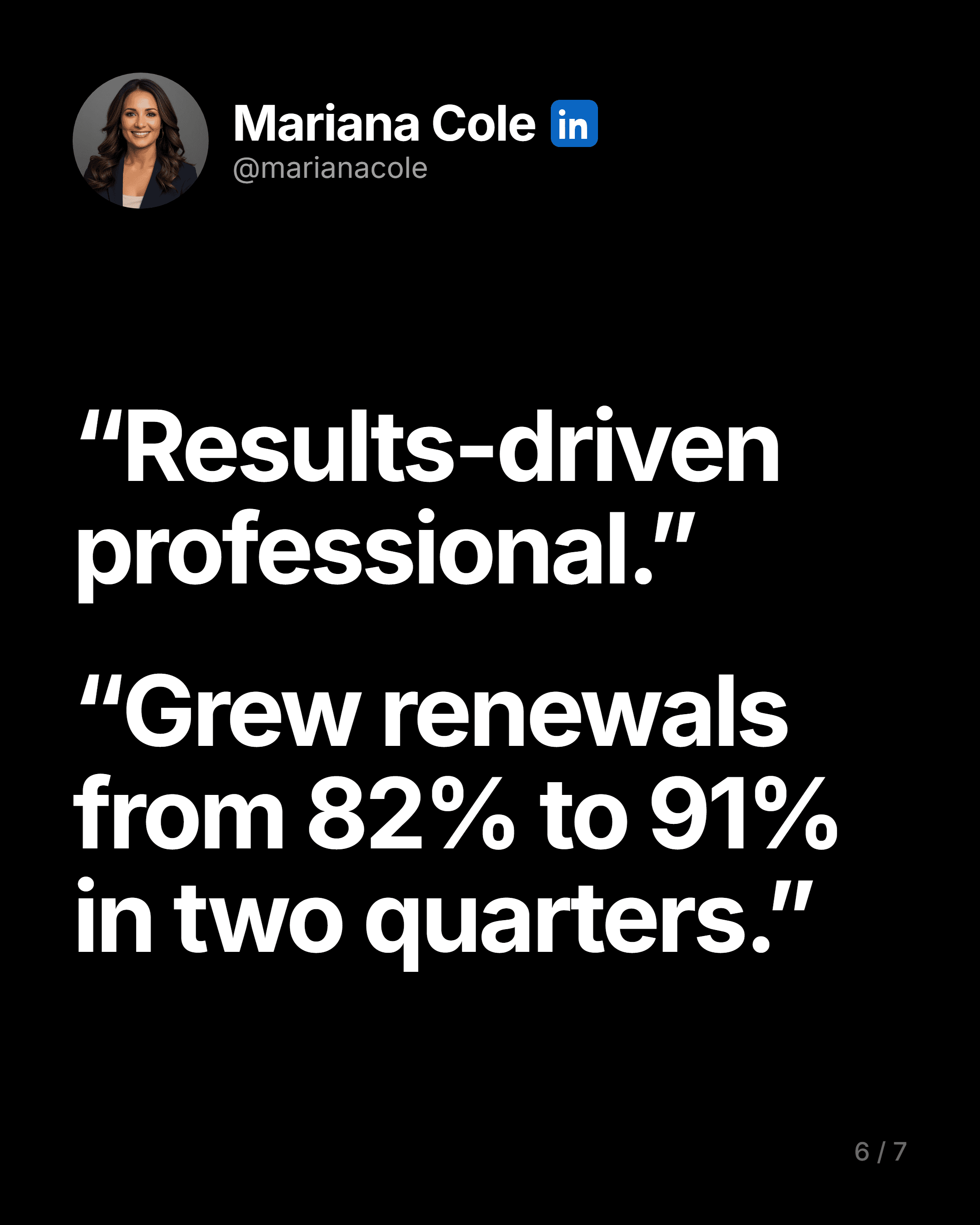 Resume lines that get you screened out, slide 6